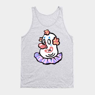 Puff Hair Clown Tank Top